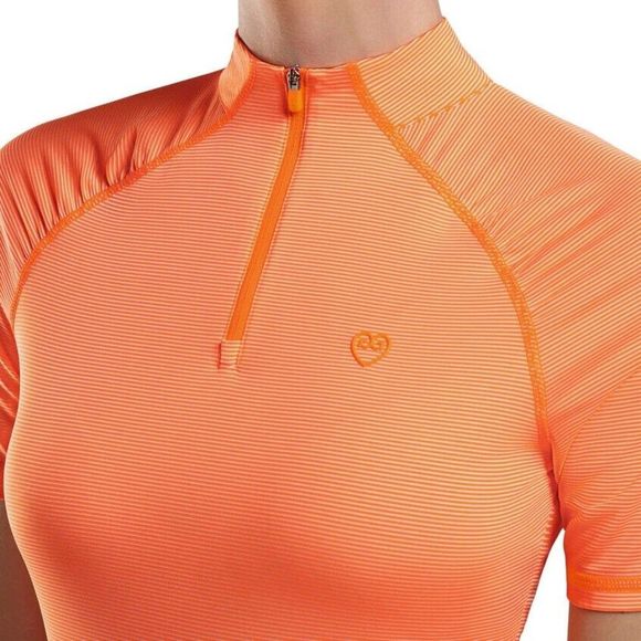 G/Fore Womens Textured Stripe Quarter Zip Top Exotic S M L XL Golf GFore - Picture 3 of 4